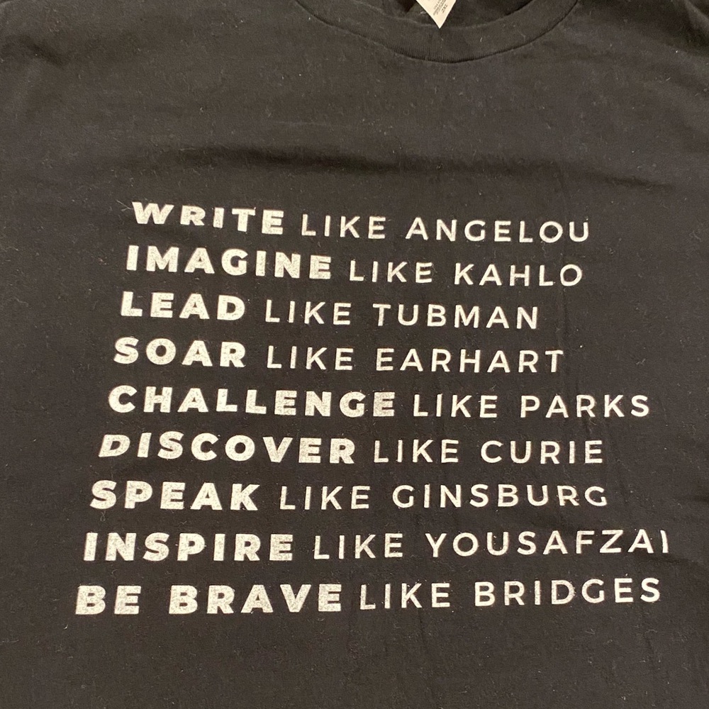 Gently Used Womens' History Month Tshirt 2xl